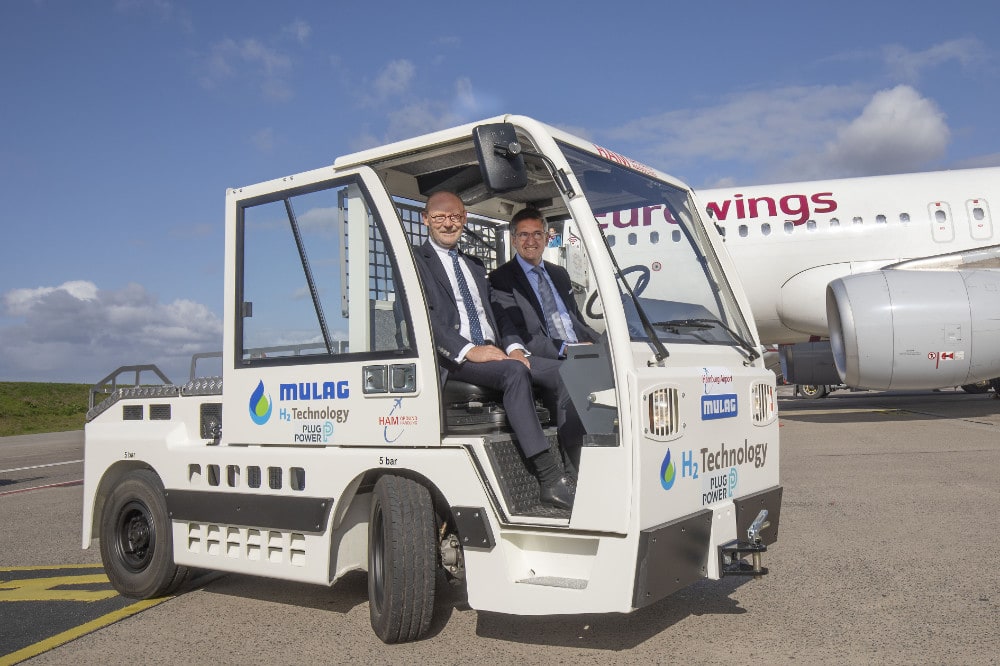 Hamburg Airport setzt auf H₂ im Betrieb